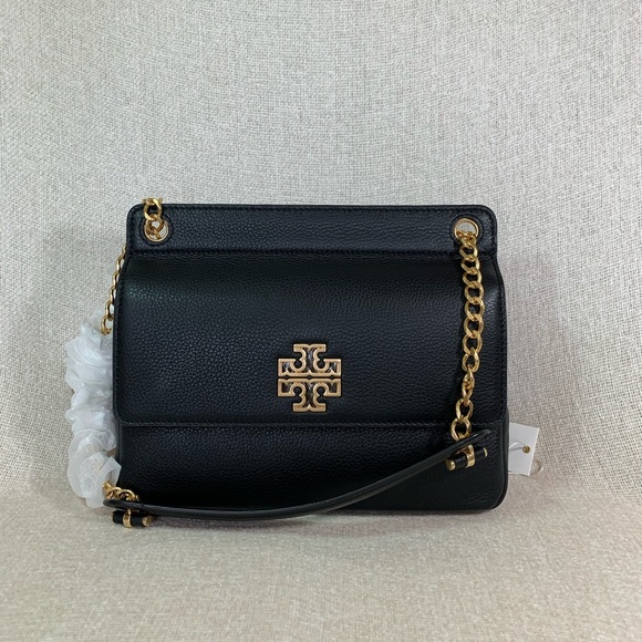 tory burch britten flap shoulder bag